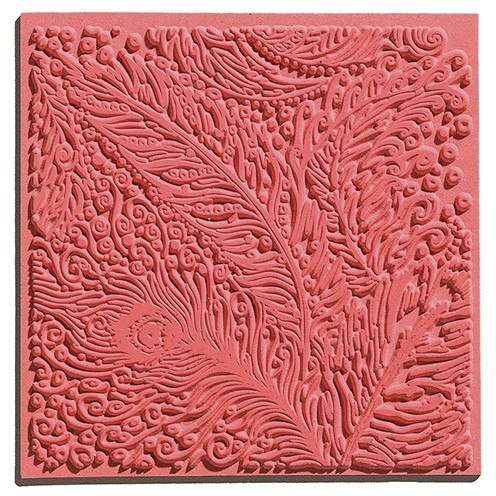 Płytka z teksturą Pawie Pióra 9x9 cm Płytka z teksturą Pawie Pióra 9x9 cm