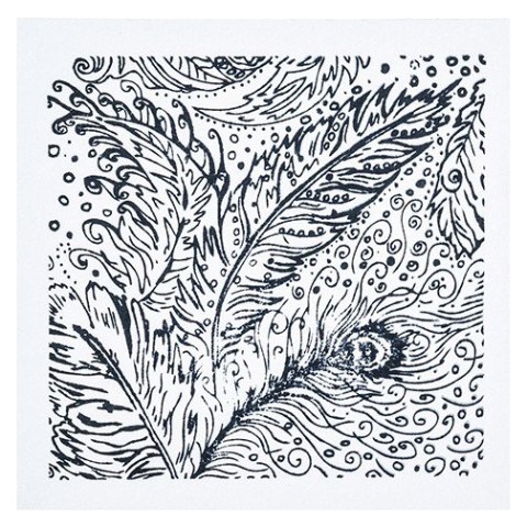 Płytka z teksturą Pawie Pióra 9x9 cm Płytka z teksturą Pawie Pióra 9x9 cm