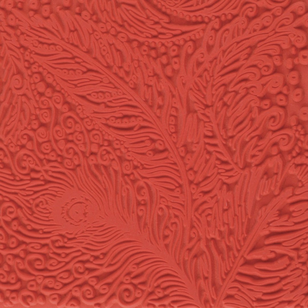 Płytka z teksturą Pawie Pióra 9x9 cm