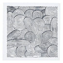 Płytka z teksturą Spirale 9x9 cm