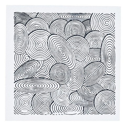 Płytka z teksturą Spirale 9x9 cm Płytka z teksturą Spirale 9x9 cm