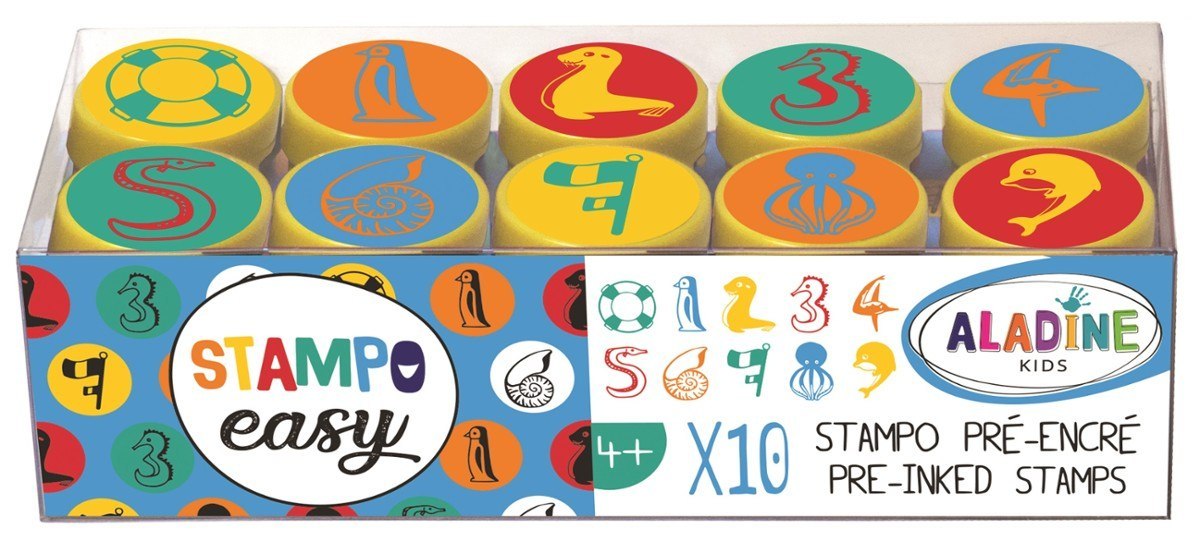 Stemple Easy Cyfry w Symbolach Morskich Stemple Easy Cyfry w Symbolach Morskich