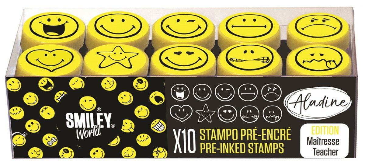 Stemple Easy Smiley Emotki 10 szt. Stemple Easy Smiley Emotki 10 szt.