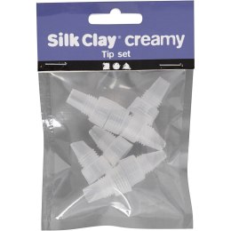 Zestaw końcówek do Pasty Silk Clay 8szt.