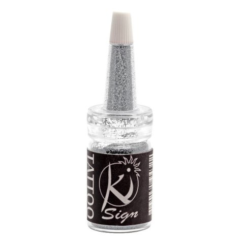 Brokat do ciała 7 ml Srebrny Brokat do ciała 7 ml Srebrny