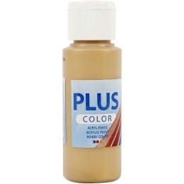 Farba PLUS Color 60 ml Metaliczna Złoto