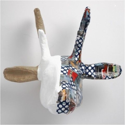 Głowa Jelenia z papier-mache H: 30 cm Głowa Jelenia z papier-mache H: 30 cm