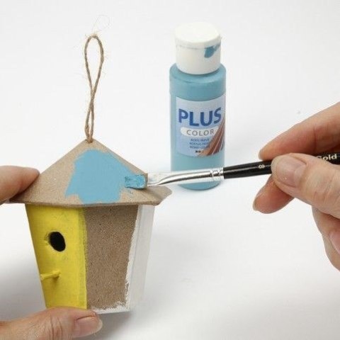 Mini Domki dla ptaków Papier-Mache 6 szt Mini Domki dla ptaków Papier-Mache 6 szt