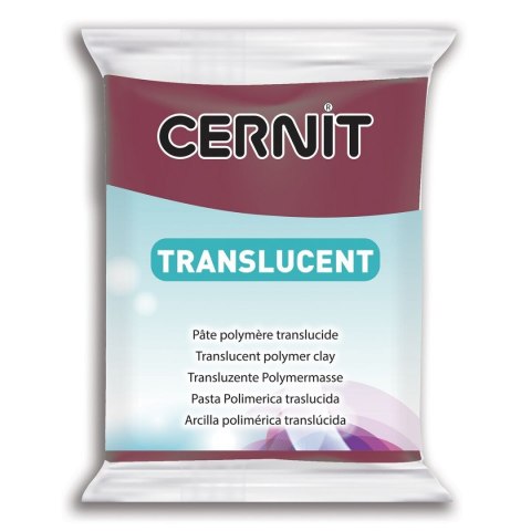 Modelina Cernit Transp. Bordowa 56g Modelina Cernit Transp. Bordowa 56g