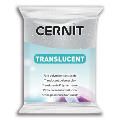 Modelina Cernit Transp.Brokat Srebro 56g