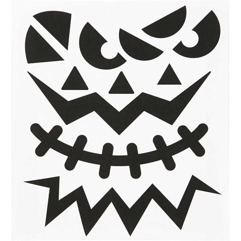 Naklejki Halloweenowe Buźki duże Naklejki Halloweenowe Buźki duże
