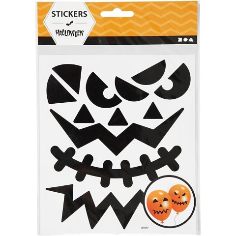 Naklejki Halloweenowe Buźki duże Naklejki Halloweenowe Buźki duże