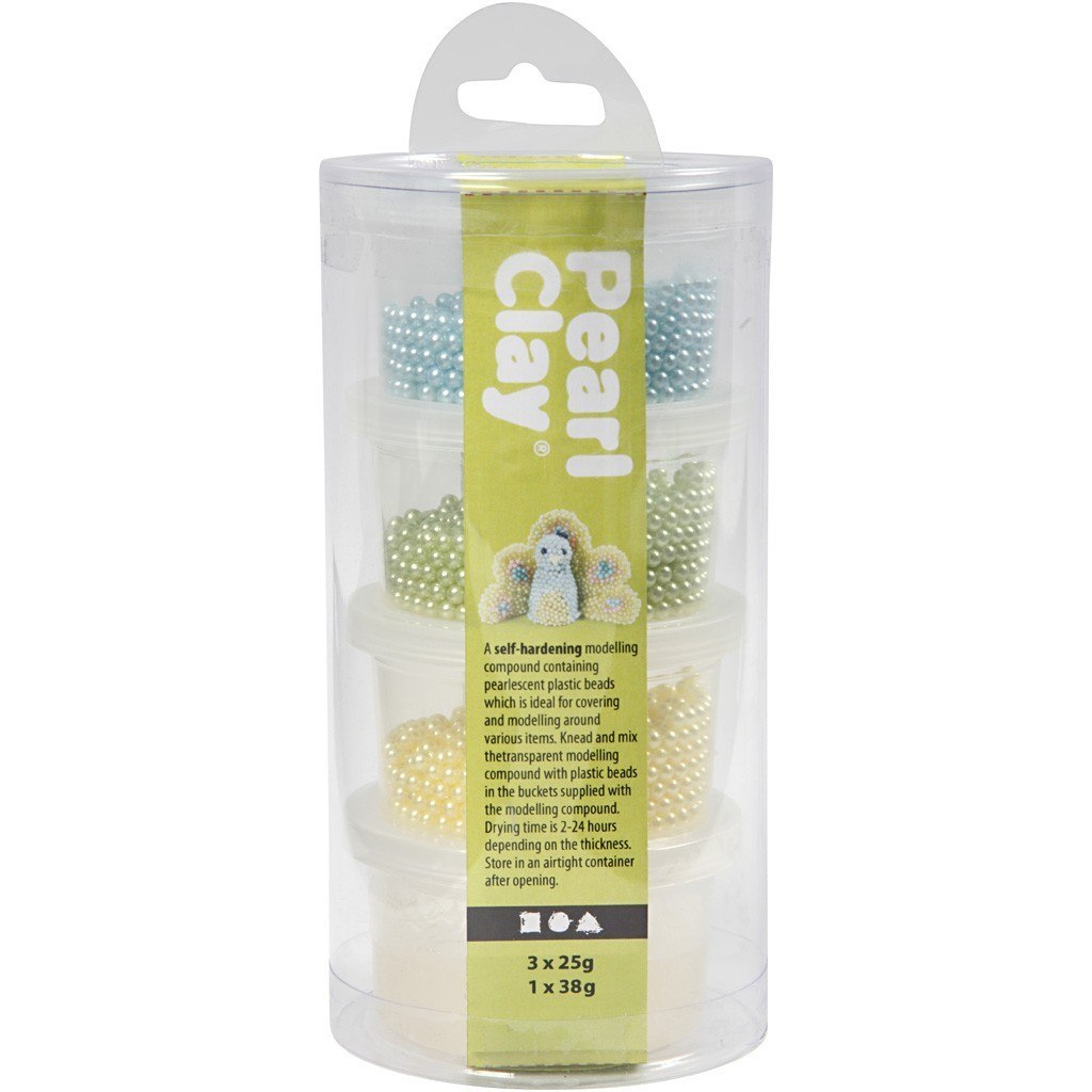 Pearl Clay Pastelowe Nieb. Ziel. Żółty Pearl Clay Pastelowe Nieb. Ziel. Żółty