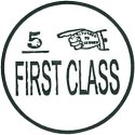Stempel ozdobny FIRST CLASS Stempel ozdobny FIRST CLASS