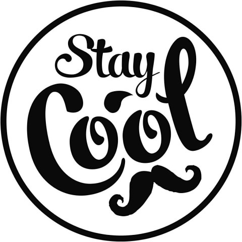 Stempel ozdobny Stay Cool wąsik :) Stempel ozdobny Stay Cool wąsik :)