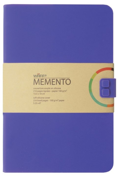 WAFF MEMENTO notes A5 Fioletowy