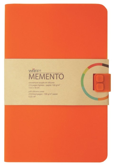 WAFF MEMENTO notes A5 Pomarańczowy WAFF MEMENTO notes A5 Pomarańczowy