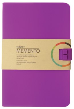 WAFF MEMENTO notes A5 Purpurowy