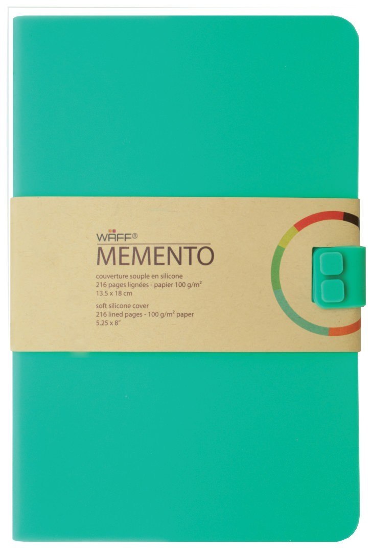 WAFF MEMENTO notes A5 Turkusowy WAFF MEMENTO notes A5 Turkusowy