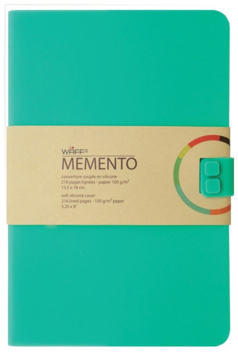 WAFF MEMENTO notes A5 Turkusowy WAFF MEMENTO notes A5 Turkusowy