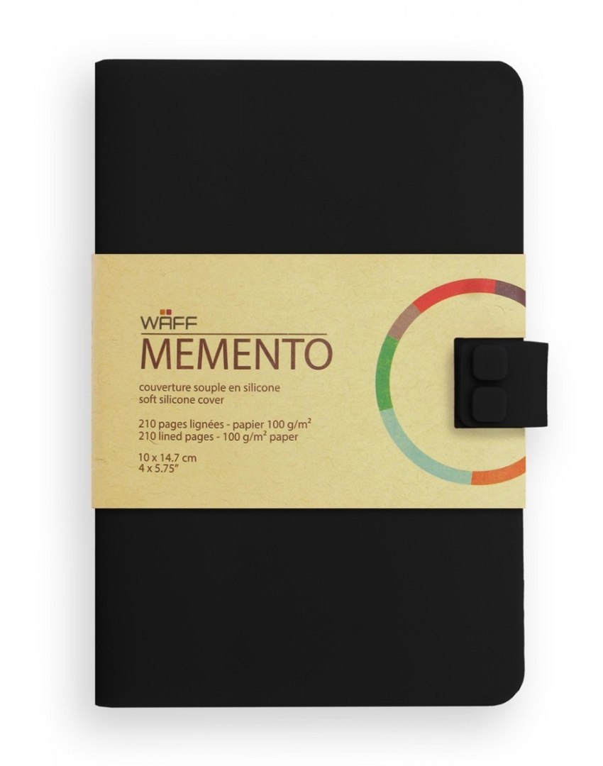 WAFF MEMENTO notes A6 Czarny WAFF MEMENTO notes A6 Czarny
