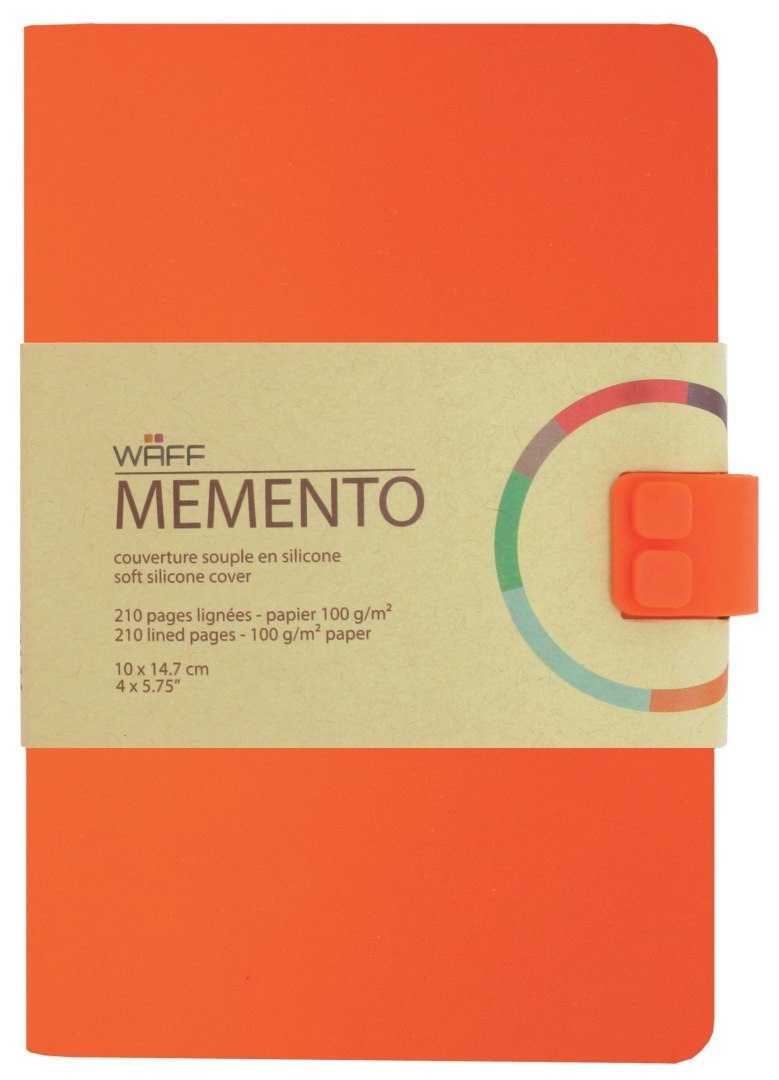 WAFF MEMENTO notes A6 Pomarańczowy WAFF MEMENTO notes A6 Pomarańczowy