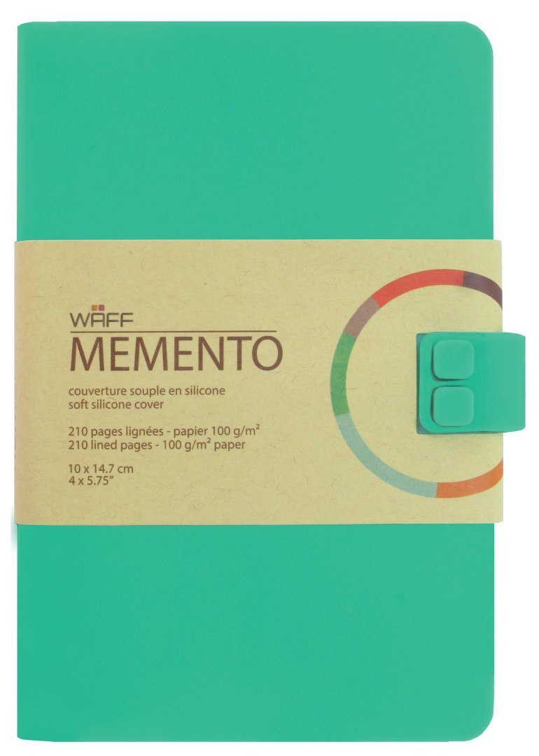 WAFF MEMENTO notes A6 Turkusowy WAFF MEMENTO notes A6 Turkusowy