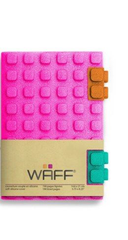 WAFF Zestaw notes A6 Brokatowy Różowy