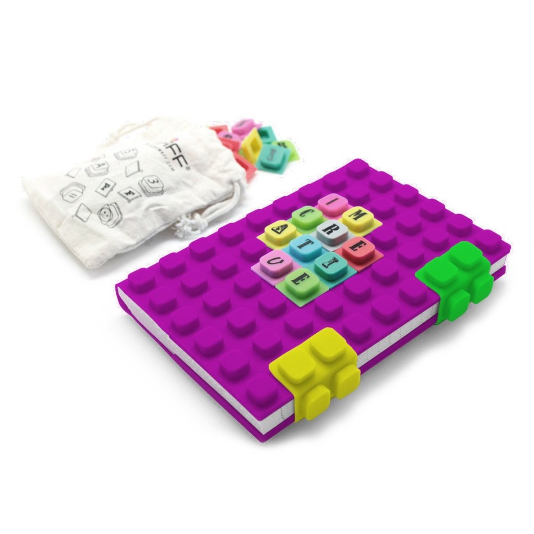 WAFF Zestaw notes A6 Purpurowy WAFF Zestaw notes A6 Purpurowy