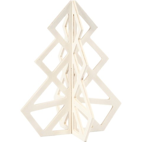 Choinka Geometryczna ze sklejki H: 16 cm Choinka Geometryczna ze sklejki H: 16 cm