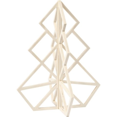 Choinka Geometryczna ze sklejki H: 40 cm Choinka Geometryczna ze sklejki H: 40 cm