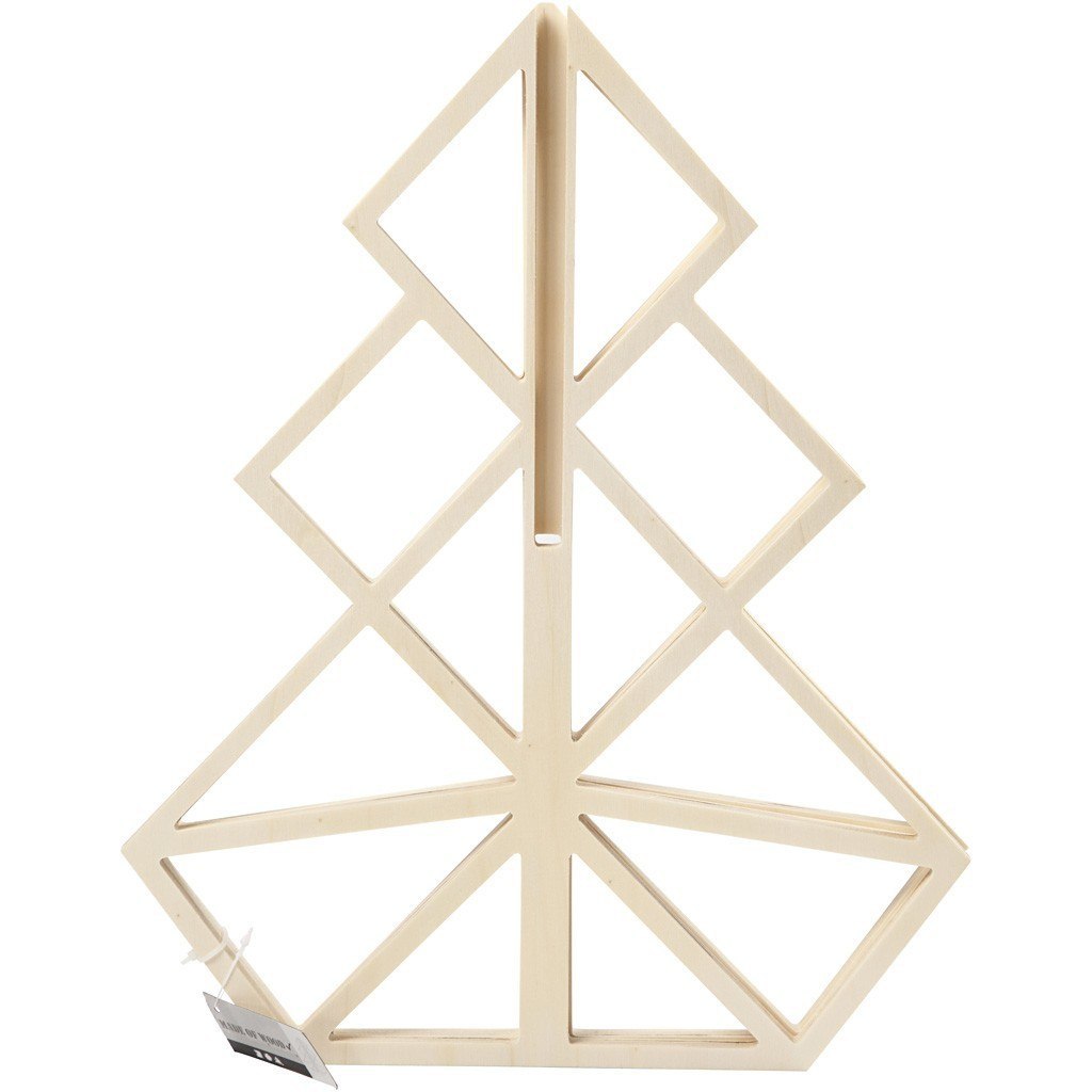 Choinka Geometryczna ze sklejki H: 40 cm Choinka Geometryczna ze sklejki H: 40 cm