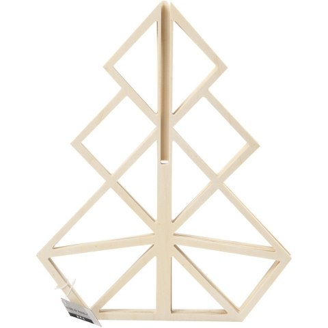 Choinka Geometryczna ze sklejki H: 40 cm Choinka Geometryczna ze sklejki H: 40 cm