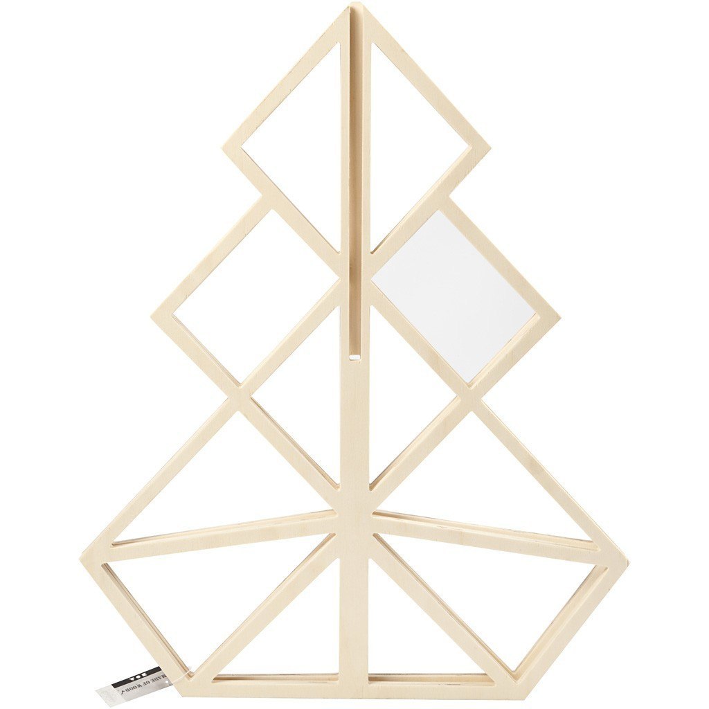 Choinka Geometryczna ze sklejki H: 60 cm Choinka Geometryczna ze sklejki H: 60 cm