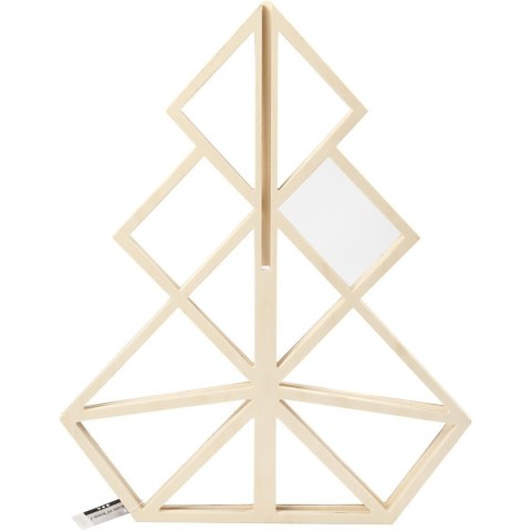 Choinka Geometryczna ze sklejki H: 60 cm Choinka Geometryczna ze sklejki H: 60 cm
