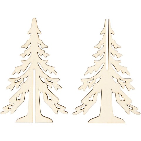 Choinka Naturalna ze sklejki H: 20 cm Choinka Naturalna ze sklejki H: 20 cm