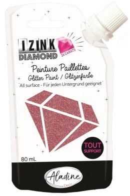 Farba brokatowa Holo Ciemno Różowa 80 ml
