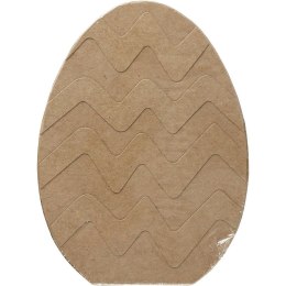 Jajko z papier-mache płaskie H: 18 cm