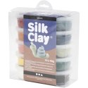 Masa Silk Clay - 10x40g kol. Naturalne