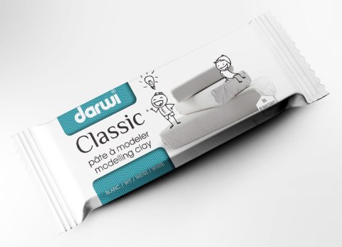 Masa plastyczna Biała Darwi Classic 1kg Masa plastyczna Biała Darwi Classic 1kg