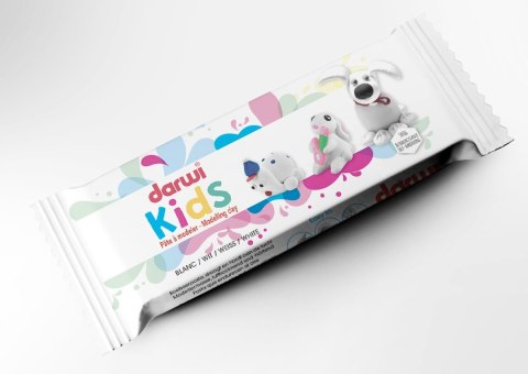 Masa plastyczna Biała Darwi Kids 500g Masa plastyczna Biała Darwi Kids 500g