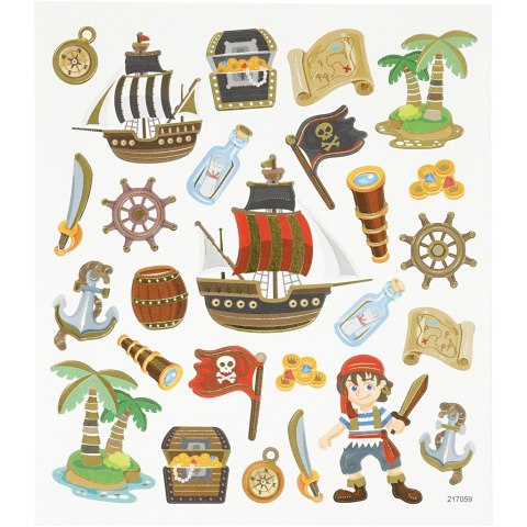 Naklejki Atrybuty Pirata Naklejki Atrybuty Pirata