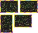 4 Obrazki do Wydrapywania Dinozaury 4 Obrazki do Wydrapywania Dinozaury