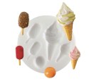 Foremka Silikonowa D: 7 cm Lody Foremka Silikonowa D: 7 cm Lody