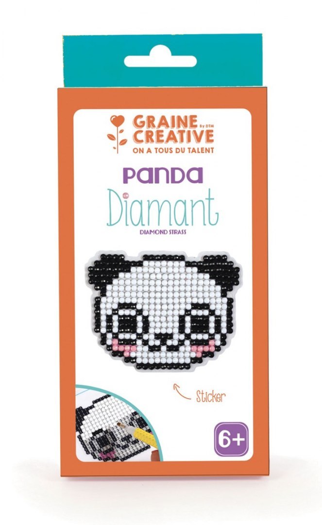 Naklejka Diamentowa Mozaika Panda Naklejka Diamentowa Mozaika Panda