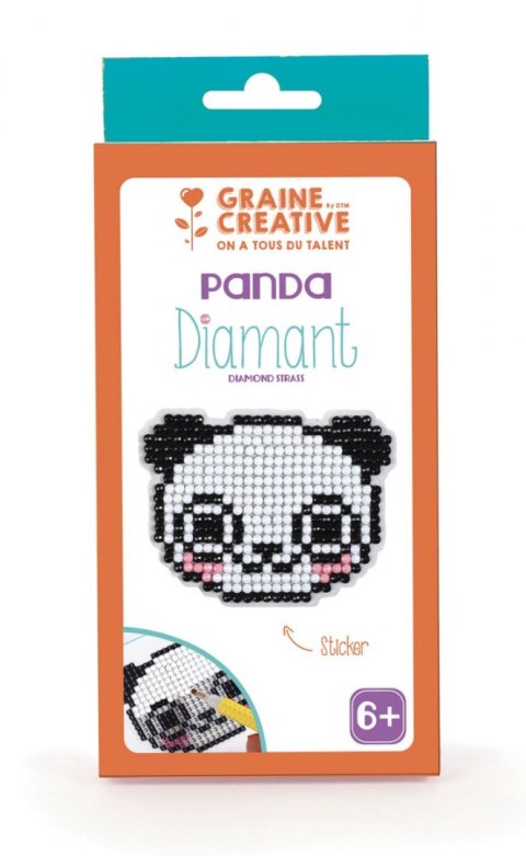 Naklejka Diamentowa Mozaika Panda Naklejka Diamentowa Mozaika Panda