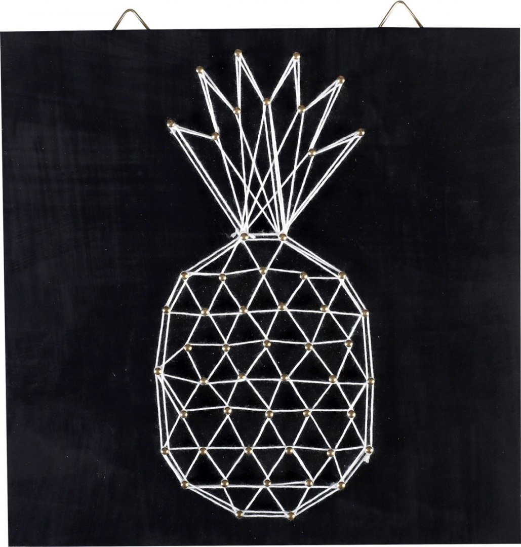 Obrazek z gwoździ i muliny Ananas Obrazek z gwoździ i muliny Ananas