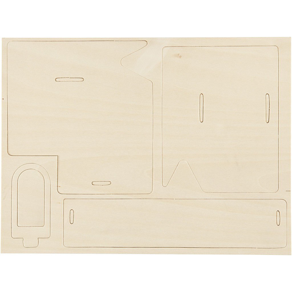 Puzzle 3D drewniane Domek 1 Puzzle 3D drewniane Domek 1