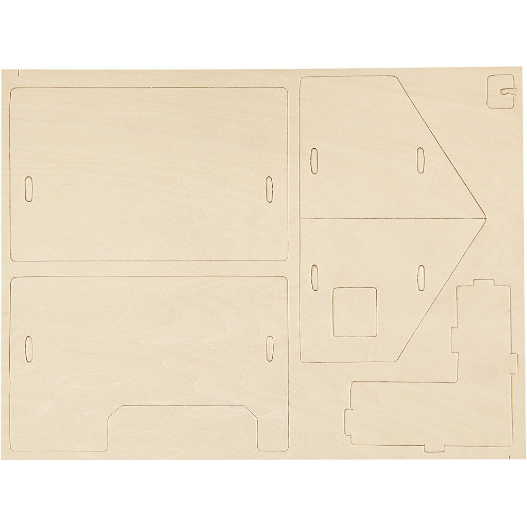 Puzzle 3D drewniane Domek 3 Puzzle 3D drewniane Domek 3