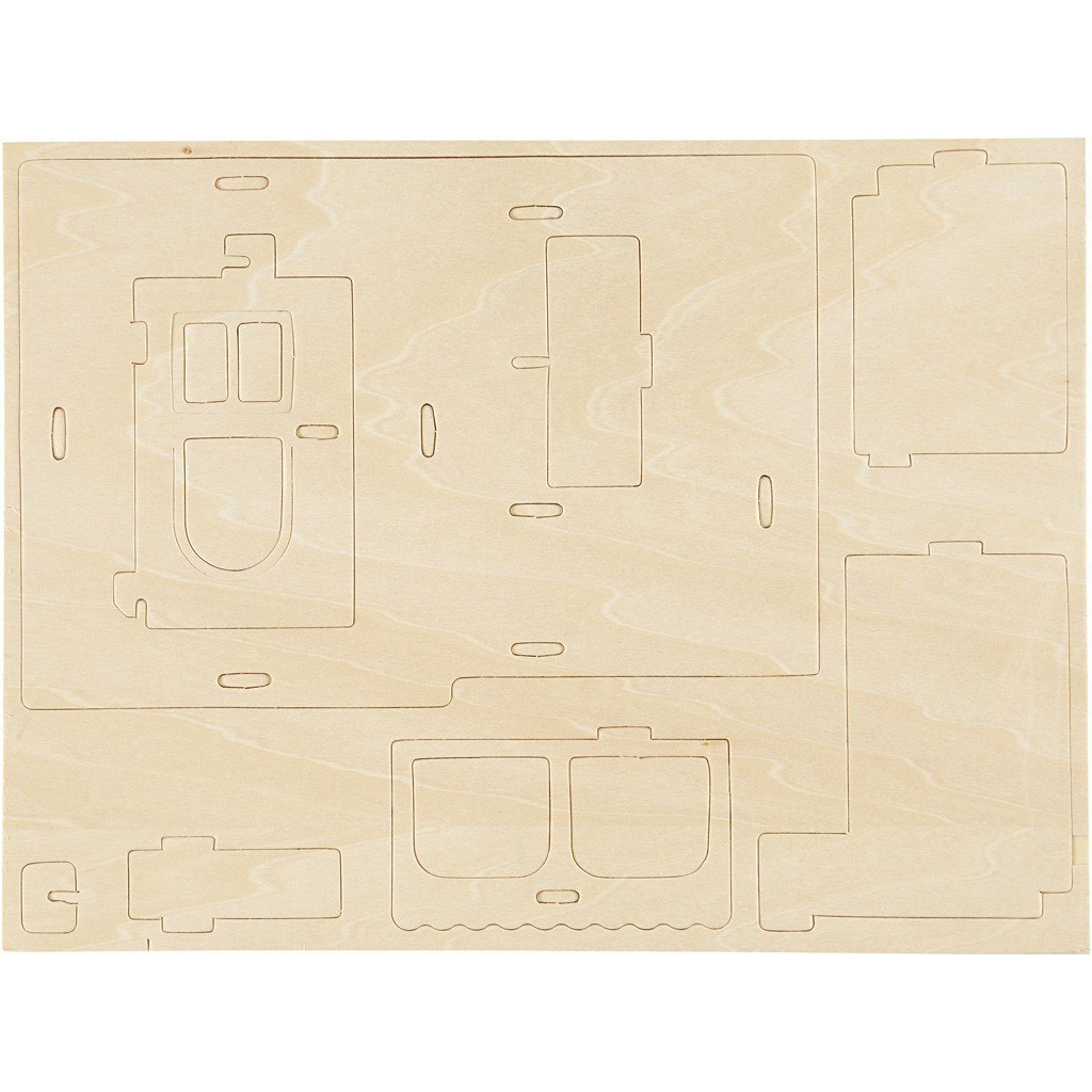 Puzzle 3D drewniane Domek 3 Puzzle 3D drewniane Domek 3